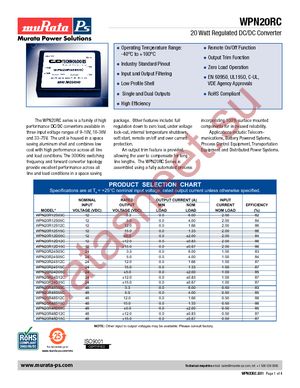 WPN20R12S03C datasheet  